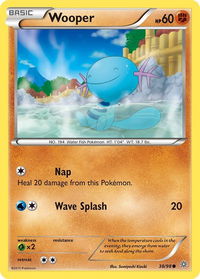 Wooper - XY - Ancient Origins (AOR) #38/98 - Common Pokémon Trading Card