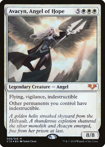 Avacyn, Angel of Hope - From the Vault: Angels Magic: The Gathering trading card
