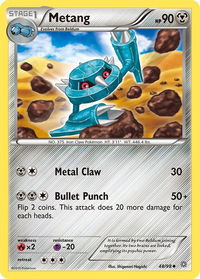 Metang - XY - Ancient Origins (AOR) #48/98 - Uncommon Pokémon Trading Card
