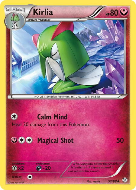 Kirlia - XY - Ancient Origins Pokémon trading card