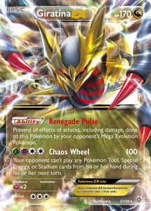 Giratina EX - XY - Ancient Origins (AOR) #57/98 - Ultra Rare Pokémon Trading Card