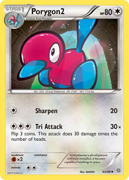 Porygon2 - XY - Ancient Origins Pokémon trading card