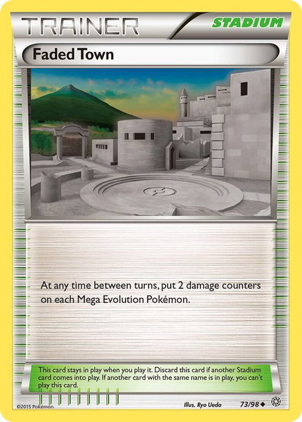 Faded Town - XY - Ancient Origins Pokémon trading card