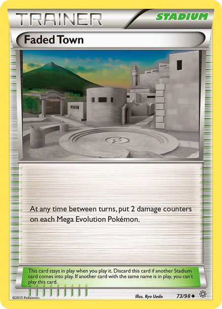 Faded Town - XY - Ancient Origins Pokémon trading card