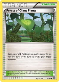 Forest of Giant Plants - XY - Ancient Origins (AOR) #74/98 - Uncommon Pokémon Trading Card