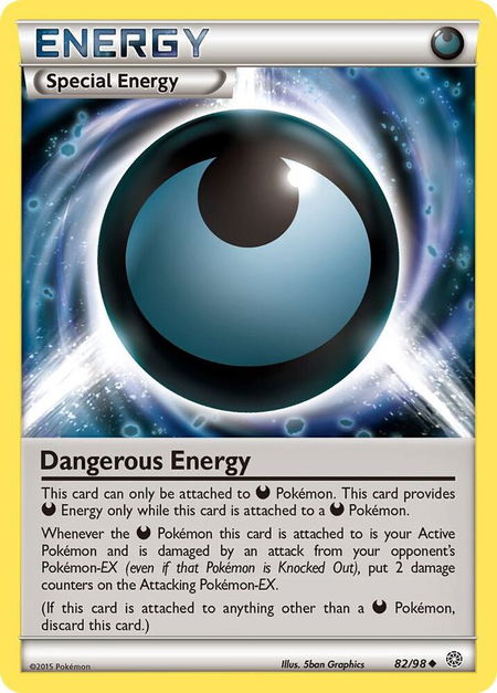 Dangerous Energy - XY - Ancient Origins Pokémon trading card