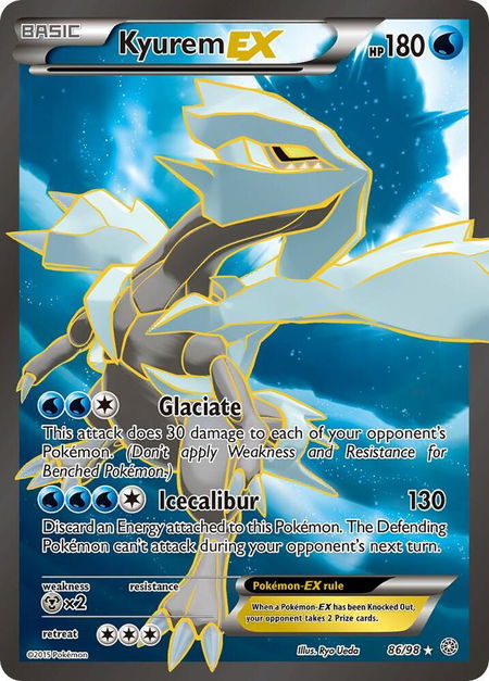 Kyurem EX (86 Full Art) - XY - Ancient Origins Pokémon trading card