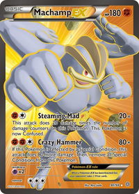 Machamp EX (90 Full Art) - XY - Ancient Origins (AOR) #90/98 - Ultra Rare Pokémon Trading Card