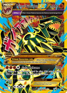 Primal Groudon EX (Shiny Full Art) - XY - Ancient Origins (AOR) #97/98 - Ultra Rare Pokémon Trading Card
