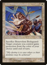 Benevolent Bodyguard - Judgment (JUD) #5 - Common Magic: The Gathering Trading Card