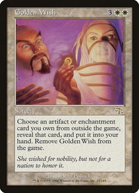 Golden Wish - Judgment (JUD) #12 - Rare Magic: The Gathering Trading Card
