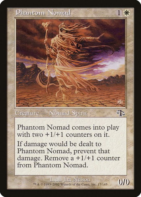 Phantom Nomad trading card from Judgment Phantom Nomad - Judgment Magic: The Gathering trading card