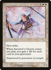 Ancestor's Chosen - Judgment (JUD) #1 - Uncommon Magic: The Gathering Trading Card