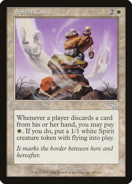 Spirit Cairn - Judgment Magic: The Gathering trading card