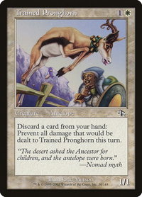 Trained Pronghorn - Judgment (JUD) #30 - Common Magic: The Gathering Trading Card