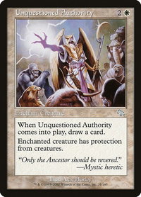 Unquestioned Authority - Judgment (JUD) #31 - Uncommon Magic: The Gathering Trading Card