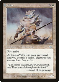 Valor - Judgment (JUD) #32 - Uncommon Magic: The Gathering Trading Card