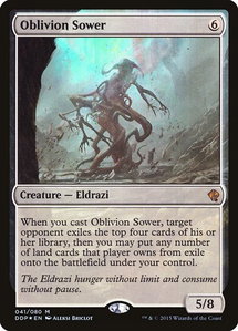 Oblivion Sower - Duel Decks: Zendikar vs. Eldrazi (DDP) #41 - Mythic Rare Magic: The Gathering Trading Card