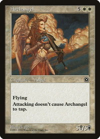 Archangel - Portal Second Age (P02) #11 - Rare Magic: The Gathering Trading Card