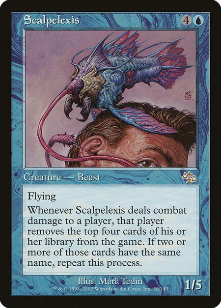Scalpelexis - Judgment Magic: The Gathering trading card