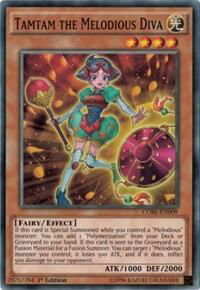 Tamtam the Melodious Diva - Clash of Rebellions (CORE) #CORE-EN009 - Common / Short Print YuGiOh Trading Card