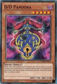 D/D Pandora - Clash of Rebellions YuGiOh trading card
