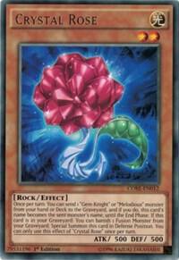 Crystal Rose - Clash of Rebellions YuGiOh trading card