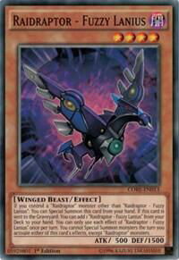 Raidraptor - Fuzzy Lanius - Clash of Rebellions (CORE) #CORE-EN013 - Common / Short Print YuGiOh Trading Card