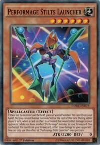 Performage Stilts Launcher - Clash of Rebellions (CORE) #CORE-EN019 - Common / Short Print YuGiOh Trading Card