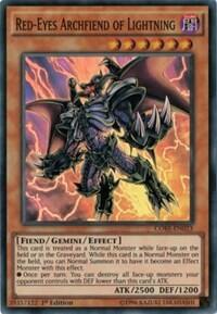 Red-Eyes Archfiend of Lightning - Clash of Rebellions (CORE) #CORE-EN023 - Super Rare YuGiOh Trading Card