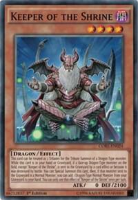 Keeper of the Shrine trading card from Clash of Rebellions Keeper of the Shrine - Clash of Rebellions YuGiOh trading card