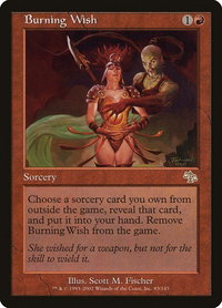 Burning Wish - Judgment (JUD) #83 - Rare Magic: The Gathering Trading Card