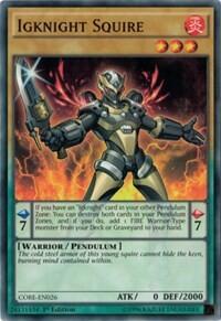 Igknight Squire - Clash of Rebellions (CORE) #CORE-EN026 - Common / Short Print YuGiOh Trading Card