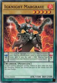 Igknight Margrave - Clash of Rebellions YuGiOh trading card