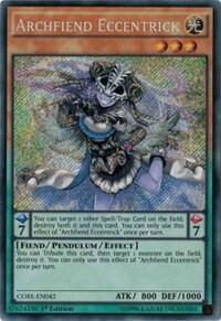 Archfiend Eccentrick - Clash of Rebellions (CORE) #CORE-EN042 - Secret Rare YuGiOh Trading Card