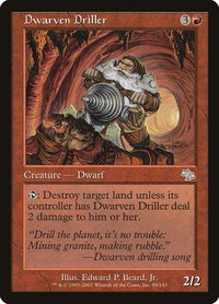 Dwarven Driller - Judgment (JUD) #85 - Uncommon Magic: The Gathering Trading Card