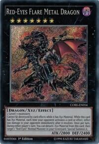 Red-Eyes Flare Metal Dragon - Clash of Rebellions (CORE) #CORE-EN054 - Secret Rare YuGiOh Trading Card