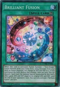 Brilliant Fusion - Clash of Rebellions (CORE) #CORE-EN056 - Super Rare YuGiOh Trading Card