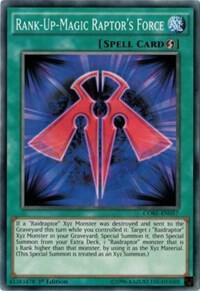 Rank-Up-Magic Raptor's Force - Clash of Rebellions YuGiOh trading card