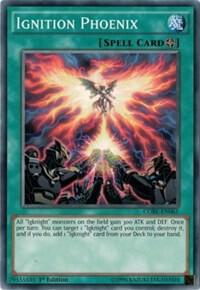 Ignition Phoenix trading card from Clash of Rebellions Ignition Phoenix - Clash of Rebellions YuGiOh trading card