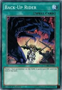 Back-Up Rider - Clash of Rebellions YuGiOh trading card