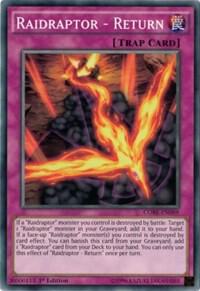 Raidraptor - Return - Clash of Rebellions YuGiOh trading card