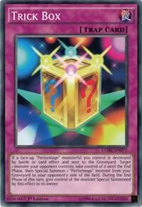 Trick Box trading card from Clash of Rebellions Trick Box - Clash of Rebellions YuGiOh trading card