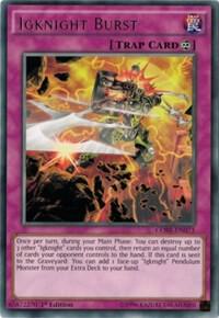 Igknight Burst - Clash of Rebellions YuGiOh trading card