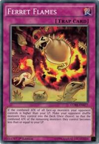 Ferret Flames - Clash of Rebellions YuGiOh trading card