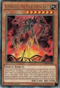 Kumongous, the Sticky String Kaiju - Clash of Rebellions (CORE) #CORE-EN088 - Rare YuGiOh Trading Card