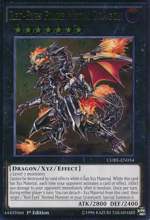 Red-Eyes Flare Metal Dragon (UTR) trading card from Clash of Rebellions Red-Eyes Flare Metal Dragon (UTR) - Clash of Rebellions YuGiOh trading card