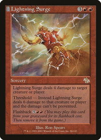 Lightning Surge - Judgment (JUD) #96 - Rare Magic: The Gathering Trading Card