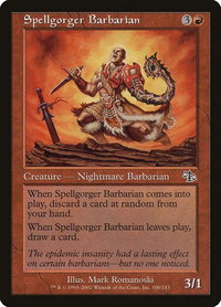 Spellgorger Barbarian - Judgment (JUD) #100 - Common Magic: The Gathering Trading Card
