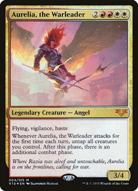 Aurelia, the Warleader - From the Vault: Angels (V15) #4 - Mythic Magic: The Gathering Trading Card